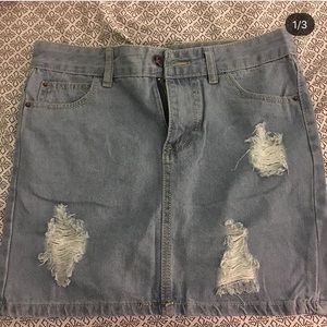 Jean skirt